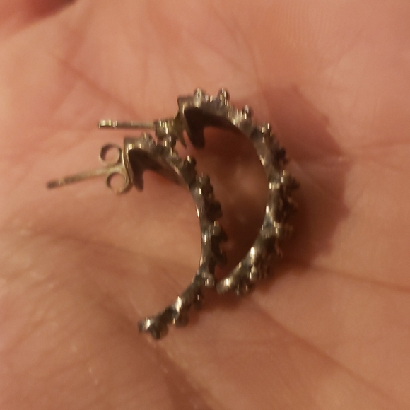 Vintage Sterling Silver marcasite earrings